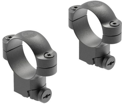 Leupold Ringmounts for Ruger No. 1 /77/11, 30mm Tube, High, 3/8 in./11mm/13mm Dovetail, Matte Black, Steel