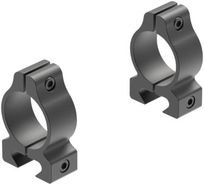 Leupold Rifleman Rings, 1 in. Tube, Medium, 3/8 in. Rail, Matte Black, Aluminum