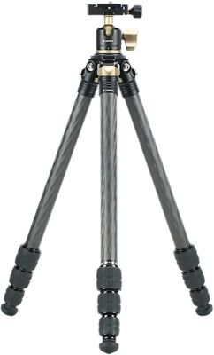 Leupold 5 to 58 in. Alpine Carbon Fiber Tripod Kit, Black