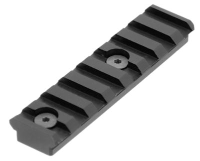 UTG Pro 3.14 in. KeyMod Picatinny Rail Section, 8 Slots, Black Anodized