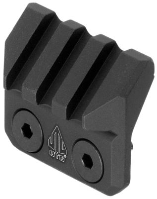 Leapers Picatinny Mount, Angled, Matte Black, Aluminum, M-LOK Mount
