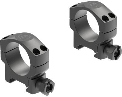 Leupold Mark 4 Scope Ring Set, 30mm Tube, Medium, Black, Aluminum