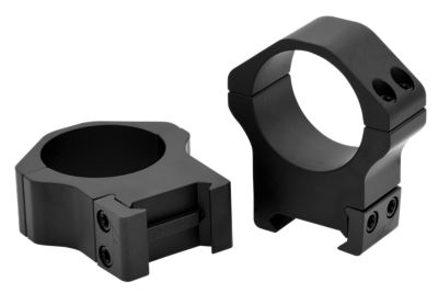 Warne Maxima Horizontal Rings, 30mm Tube, High, 0 MOA, Picatinny/Weaver, Matte Black, Steel