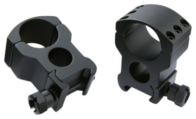 Burris Xtreme Tactical Rings, 1 in. Tube, High, Picatinny/Weaver, Matte Black, Aluminum