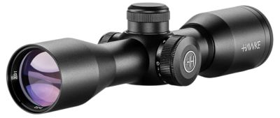 Hawke Sports Optics 3x 32mm XB Rifle Scope, 1 in. Tube, Illuminated Red/Green XB SR Reticle, Black