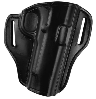 Bianchi 57 Remedy OWB Holster for Ruger Security-9/Glock 19/23/32/45, Right Hand, Black, Leather, Size 11