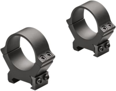 Leupold PRW2 Cross-Slot Rings, 30mm Tube, Low, Picatinny/Weaver, Matte Black, Steel