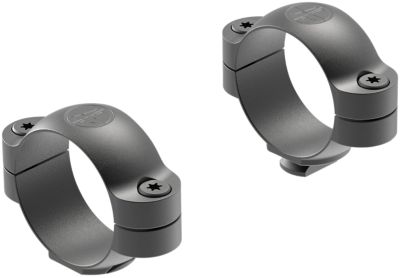 Leupold Standard Rings, 30mm Tube, Low, Leupold Base, Matte Black, Steel