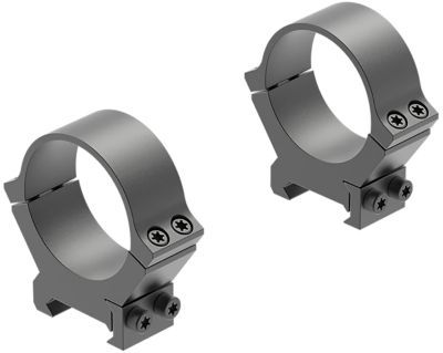 Leupold PRW2 Cross-Slot Rings, 34mm Tube, Medium, Picatinny/Weaver, Matte Black, Steel