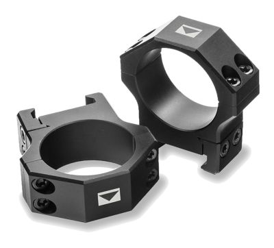 Steiner H-Series Lightweight Rings, 30mm Tube, Low, Picatinny Rail, Matte Black, Steel
