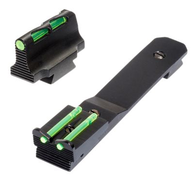 HiViz LiteWave Sight Set for Henry Rifles, Black, Interchangeable Front/Rear