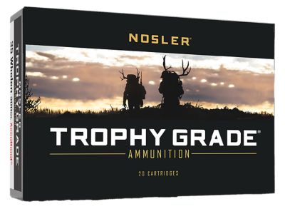 Nosler Trophy Grade .35 Whelen 225-Grain Nosler AccuBond Rifle Ammunition, 20 Rounds