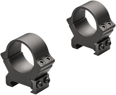 Leupold PRW2 Cross-Slot Rings, 1 in. Tube, Low, Picatinny/Weaver, Matte Black, Steel