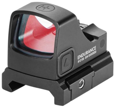 Hawke Sports Optics Endurance Reflex Red Dot Sight, 1x 21mm, 3 MOA Dot/Circle, Black, Weaver Rail/RMSc Footprint Mount