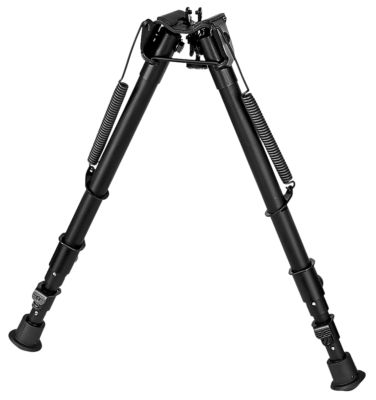 Harris Bipods 12 to 25 in. Steel/Aluminum Non-Swivel Shooting Bipod for Swivel Studs, Black