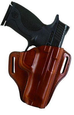 Bianchi 57 Remedy OWB Holster for S&W M&P Shield, Right Hand, Tan, Leather, Size 15