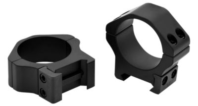 Warne Maxima Horizontal Rings, 30mm Tube, Low, 0 MOA, Picatinny/Weaver, Matte Black, Steel