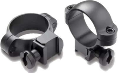 Burris Rimfire and Airgun Rings, 1 in. Tube, Medium, .22 Grooved Receiver, Black Gloss, Steel
