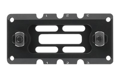 Leapers ARCA Rail, 3.10 Slot, 3.10 in. Long, M-LOK Mount, Matte Black Anodized, Aluminum