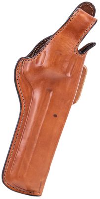 Bianchi 5BHL Thumbsnap OWB Holster for Ruger RedHawk, Right Hand, Tan, Leather