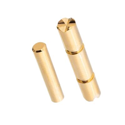 Tyrant CNC Diamond Cut Takedown Pins for Glock 43x/48 Handgun, Gold, Stainless Steel