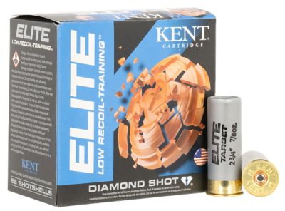Kent Cartridge 12-Gauge Elite 8-Shot Shotgun Shells, 2.75 in., 7/8 oz., 25 Rounds
