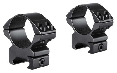 Hawke Sports Optics Match Mount Scope Rings, 30mm Tube, Medium, Weaver, Matte Black Anodized, Aluminum