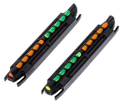 HiViz Two-In-One Magnetic Front Sight for Beretta/Benelli/Browning/CZ-USA/Remington/Ruger/Stoeger, Green/Orange Fiber Optic