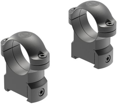Leupold Ringmounts for CZ 550, 1 in. Tube, High, 3/8 in./11mm/13mm Dovetail, Matte Black, Steel