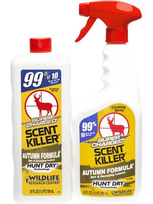 Wildlife Research Center Scent Killer Autumn Formula Odor Fighting Clothing Spray Combo Kit