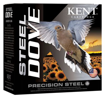 Kent Cartridge 12-Gauge Steel Dove 6-Shot Shotgun Shells, 2.75 in., 1 oz., 25 Rounds