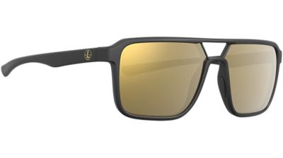 Leupold Adult Bridger Polycarbonate Performance Eyewear, Bronze Mirror/Matte Black