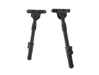 Leapers 7.10 to 9.10 in. Anodized Aluminum Recon Flex II Shooting Bipod, Black