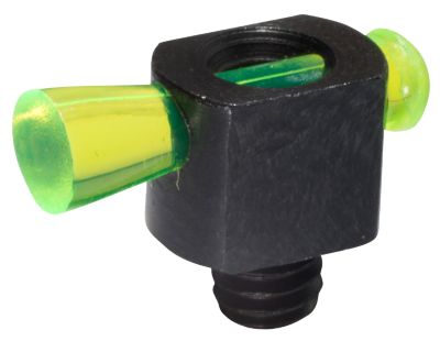 HiViz Spark II Bead Replacement Front Sight for Beretta/Benelli, Black, Green Fiber Optic, Universal Threads
