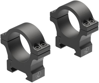 Leupold Open Range Cross-Slot Rings, 30mm Tube, Medium, Picatinny/Weaver, Matte Black