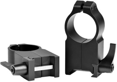 Warne Maxima Vertical Rings, 1 in. Tube, Ultra High, 0 MOA, Picatinny/Weaver, Quick Detach, Matte Black, Steel