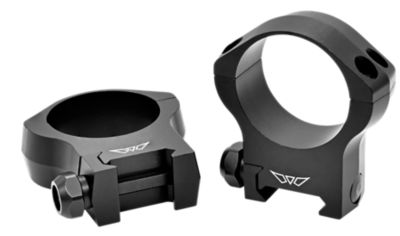 Warne Mountain Tech Scope Rings, 35mm Tube, High, 0 MOA, Picatinny/Weaver, Matte Black, Aluminum