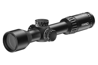 Steiner 2-12x 42mm H6Xi Rifle Scope, 30mm Tube, Illuminated STR-MIL Reticle, Black