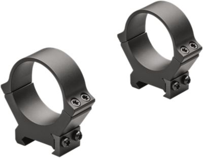 Leupold PRW2 Cross-Slot Rings, 34mm Tube, High, Picatinny/Weaver, Matte Black, Steel