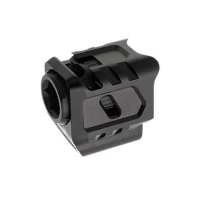 Tyrant CNC Compensator for Glock 43/43x, 9mm, Black/Black, Aluminum