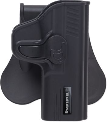 Bulldog Rapid Release OWB Holster for Glock 19/23/32, Right Hand, Black, Polymer