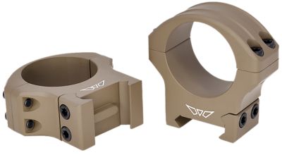 Warne HyperLite Scope Rings, 1 in. Tube, Medium, Maxima/Weaver/Picatinny, Dark Earth Cerakote, MagnaFusion Alloy