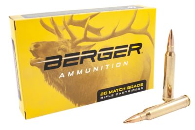 Berger Bullets Classic Hunter .300 Win Magnum 185-Grain Hybrid Boat Tail Rifle Ammunition, 20 Rounds
