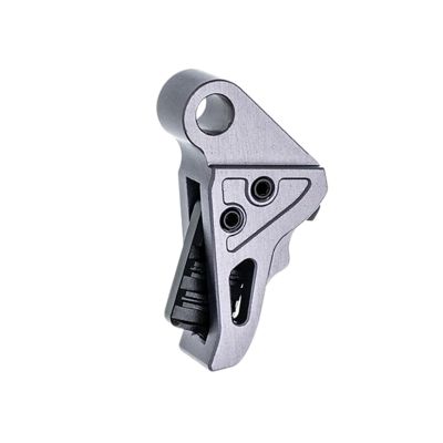 Tyrant CNC I.T.T.S Trigger for Springfield Hellcat Pro, Gray/Black, Aluminum
