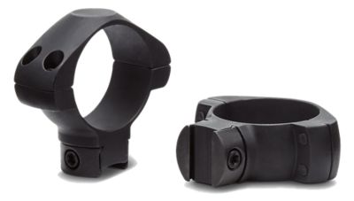 Konus Steel Rings, 30mm Tube, Medium, 0 MOA, 3/8 in. Grooved Receiver, Black, Steel Alloy
