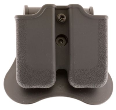 Bulldog Polymer Magazine Holder with Paddle for Single Stack 1911, Black, Ambidextrous