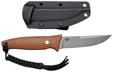 Civivi Knives 4.07 in. Tamashii Fixed Blade Knife, Straight Back, Gray, Stonewashed, D2 Steel Blade, 4.73 in., Micarta Handle