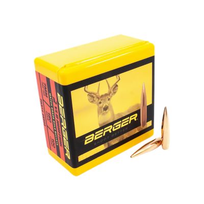 Berger Bullets VLD Hunting Long-Range 7mm 180-Grain Secant Very Low Drag Reloading Rifle Bullets, 100 Rounds