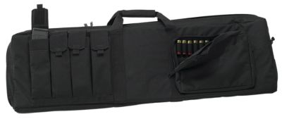 US PeaceKeeper 43 in. Rifle/Shotgun Tactical Combination Polyester Gun Case, Black