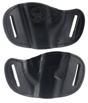 Bulldog Molded OWB Holster for Bersa Thunder 380, Ruger LCP, Sig 230, Right Hand, Black, Leather